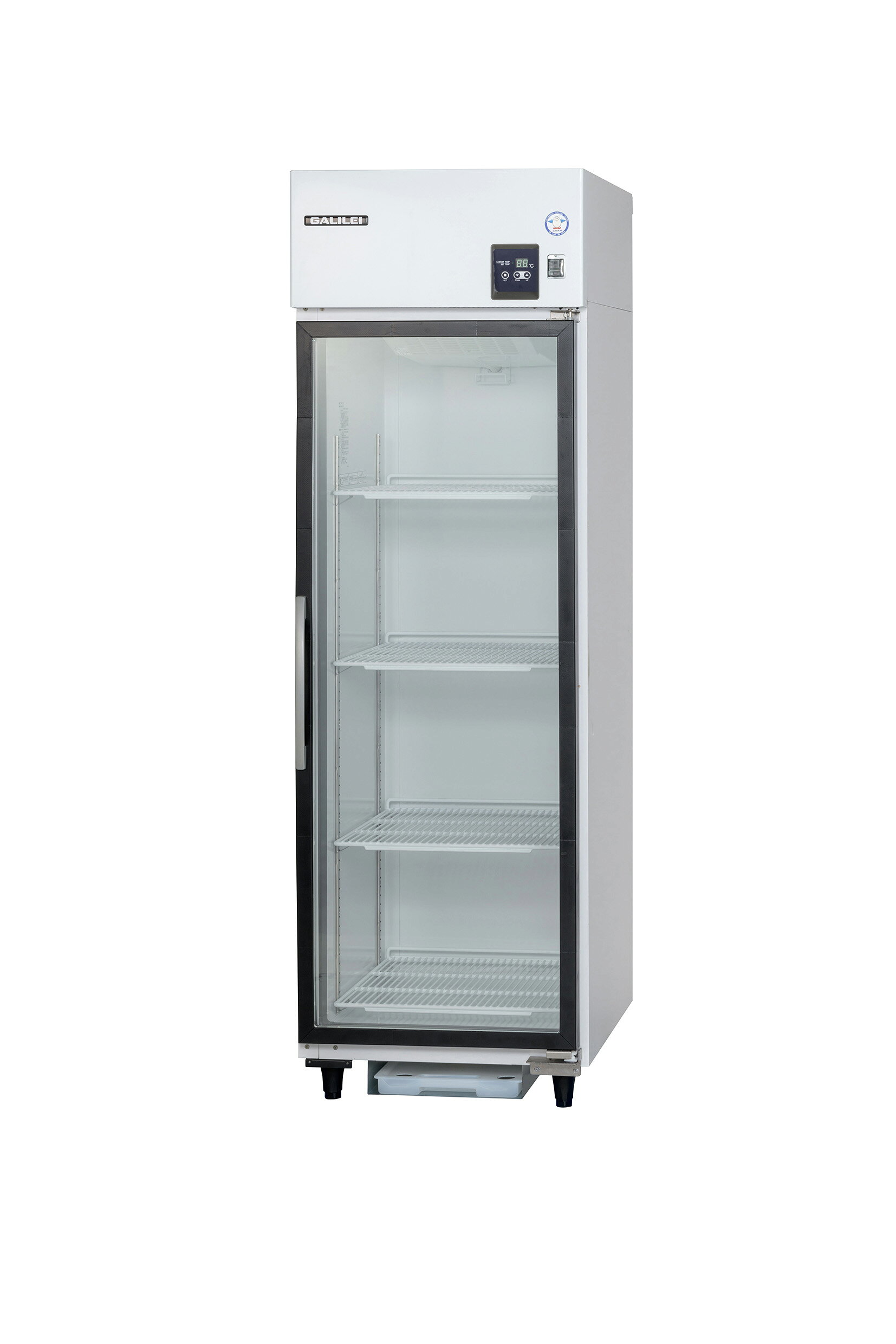 フクシマガリレイ冷凍機内蔵型スイング扉ショーケースUEN-060REC単相100V外形寸法610x650x1,950mm冷蔵392L※メーカー直送商品になります。