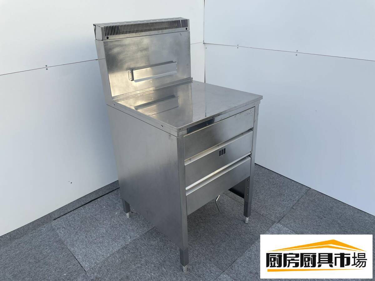 乐天商城 - 【中古品】KY561◆タニコー ガスフライヤー 都市ガス TGFL-55C　2016年製　幅550×奥行600×高さ800 動作問題なし☆業務用　1槽　ガスフライヤー　都市ガス　揚げ物　飲食店