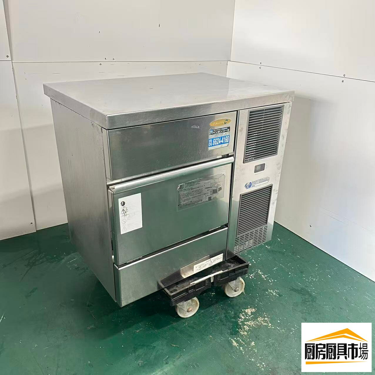 【中古品】番号A644◆フクシマ　製氷機65kg　FIC-65KT1　09年　幅800×奥行600×高さ800　点検済み☆ 【厨房市場平野店】