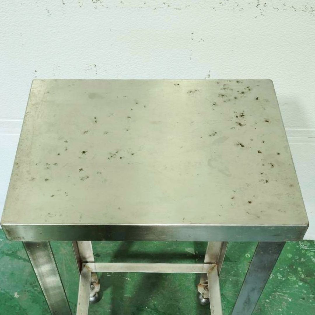 小型作業台 中古 業務用 ステンレス 幅400 奥行300 すき間作業台 省スペース作業台...