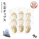 生姜チップス 9袋 + 生姜紅茶 1包 国産 熊本 高知 長崎 無着色 お菓子 生姜 ショウガ しょうが 生姜糖 健康おやつ ヘルシー ポカポカ 温活 冷え 更...