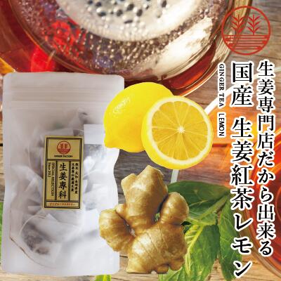 生姜紅茶 レモン ティーバッグ 10包入り メー...の商品画像