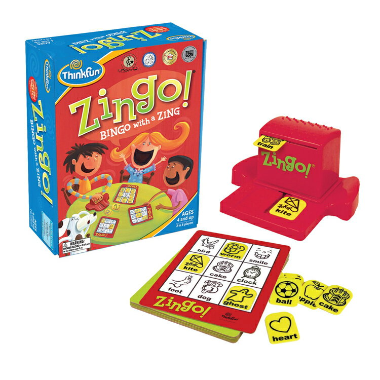 ジンゴ ZINGO！ 正規輸入品英単語を学習できるビンゴゲームThinkFun シンクファン 脳トレ 知育 玩具 ボードゲーム パズル おもちゃ宅配便指定商品