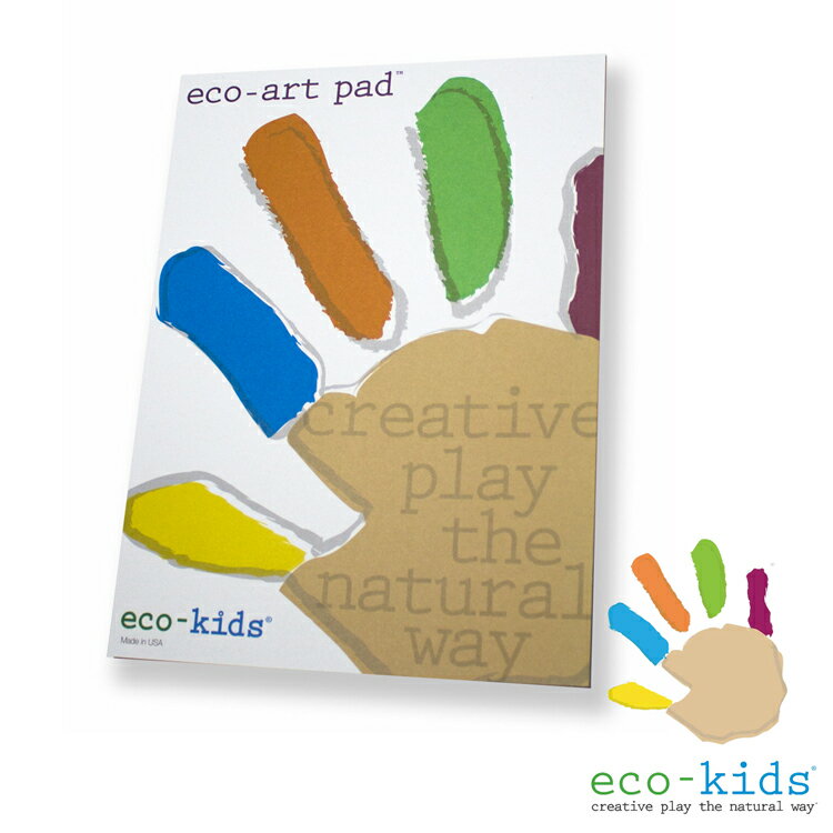 eco-kids エコキッズ エコ・アートパッド何でも自由に描ける100ページの自由ノート！
