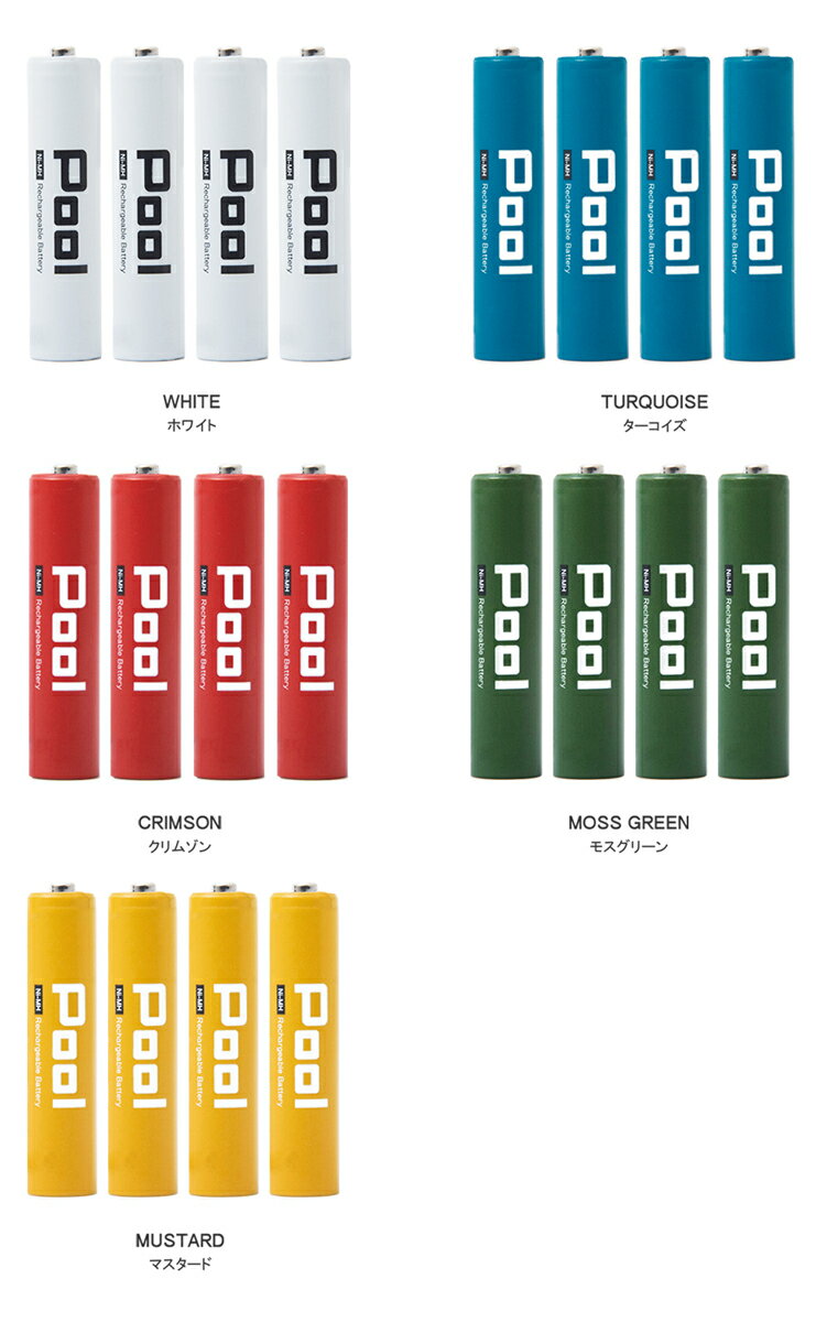 ñ4���� 950mAh �˥å���������� Ni-MH ������ Pool �ס��� ñ4������ 4�ܥ��å�