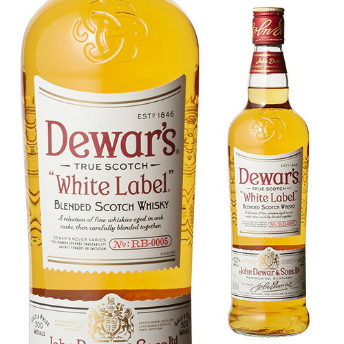 デュワーズ ホワイトラベル 700ml 40度 ウイスキー スコッチ ホワイトラベル DEWARS 長S