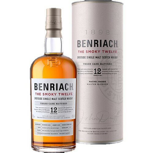BENRIACH&nbsp;正規品 ベンリアック ザ スモーキー トゥエルブ 12年 700ml 46度 スリー カスク マチュアード スコッチ ウイスキー シングルモ