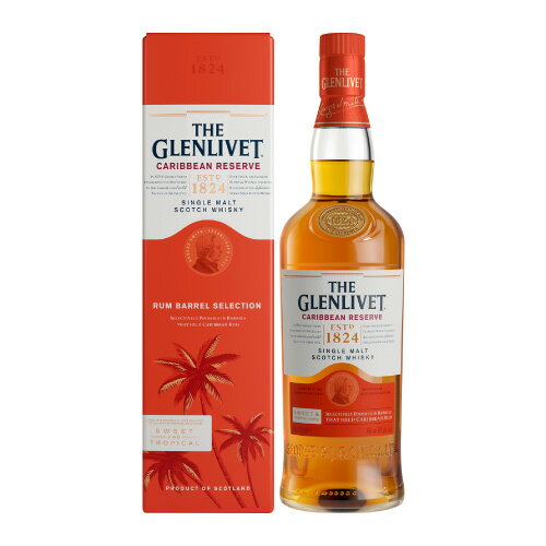 GLENLIVET 【全品P3倍 5/20限定 父の日 早割】ザ グレンリベット カリビアンリザーブ 700ml 40度 スペイサイド シングルモルト スコッチ