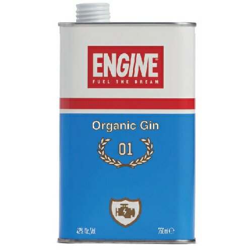 エンジン オーガニック ジン 750ml 42度Engine Pure Organic Gin イタリア ピエモンテ 州 バルバレスコ村 産 EUオーガニック認証マーク 長S