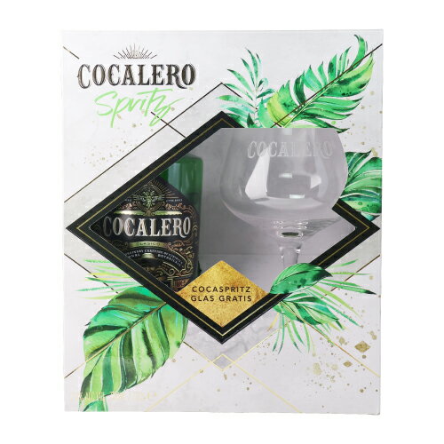 【P3倍】コカレロ グラス付き ギフトセット 700ml 29度 並行品 コカの葉 リキュール COCALERO ギフト ..