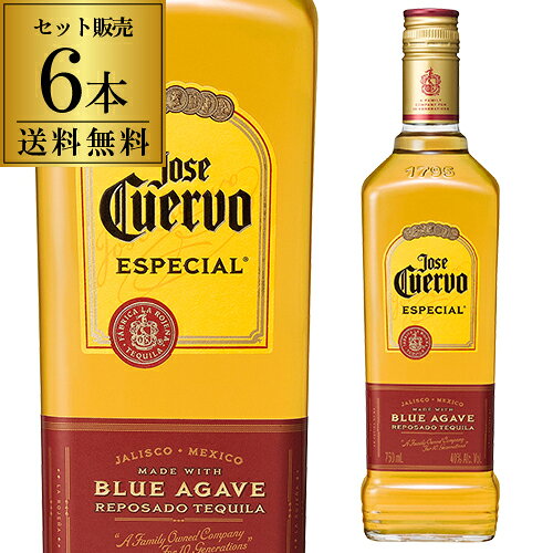 1本あたり1,984円(税込) 送料無料クエルボ ゴールド 正規品 40度 750ml 6本スピリッツ テキーラ ホセ クエルヴォ Jos…