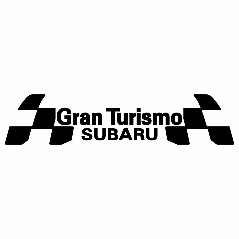 SUBARU スバル グランツーリスモ Gran Turismo ステッカー 車 外装 かっこいい GT レーシング スポーツ..