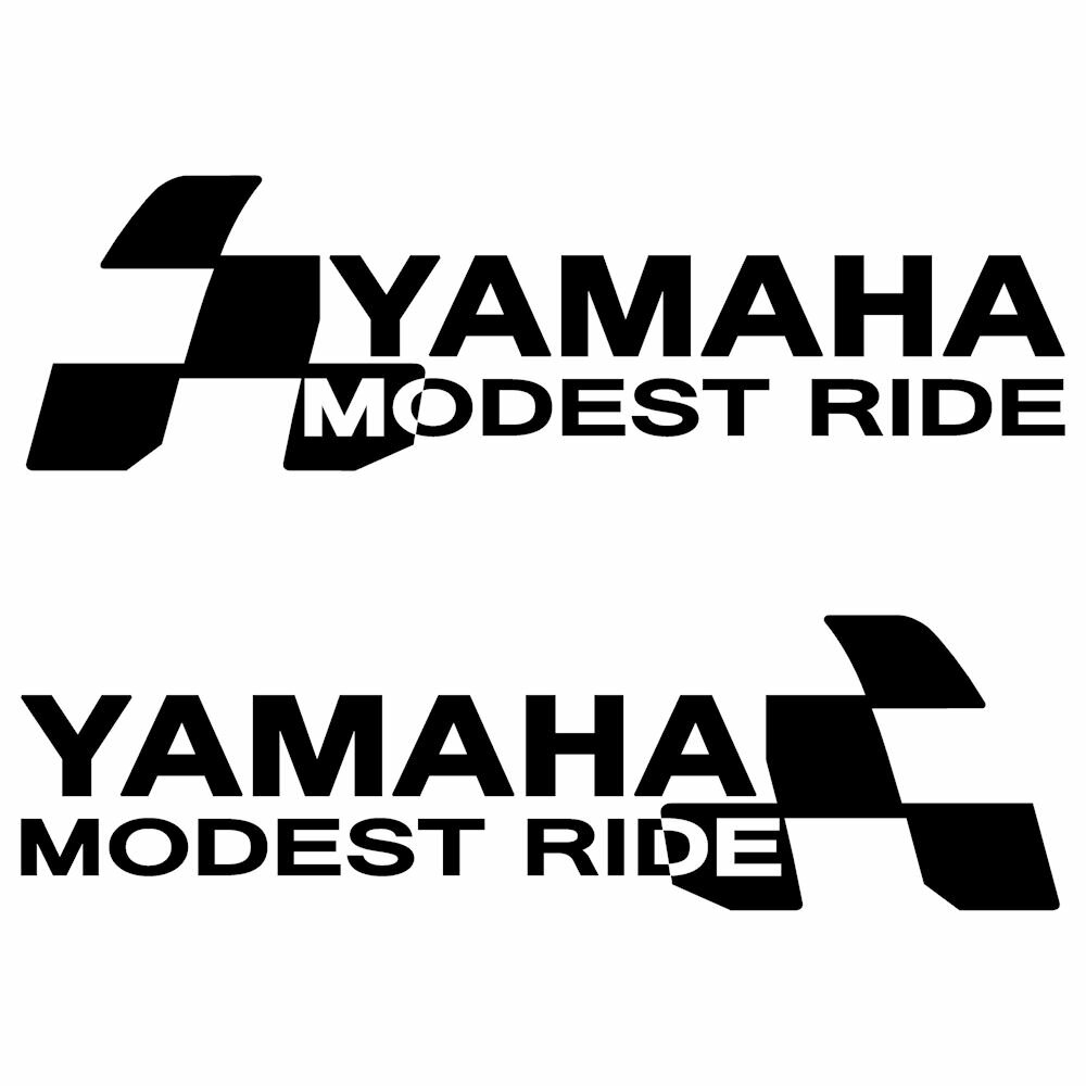 人気の春夏 YAMAHA ヤマハ   ロゴ ステッカー セット  Mサイズ 2枚入り 抜き文字タイプ  カラー4色 ワイズギア Q5KYSK001T-Mop