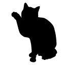 かわいい ねこステッカー シルエット枠サイズ：12cm×10cmねこ生活 猫グッズ 猫雑貨 ネコ雑貨 ねこ雑貨ねこシール ねこ ステッカー 猫車用 ステッカー 車