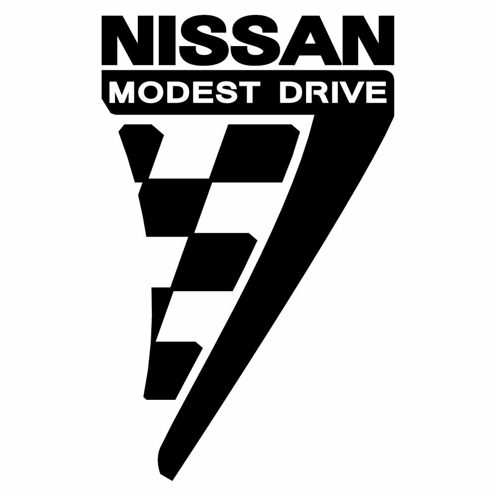 車 ステッカー かっこいい ニッサン NISSAN スポーツ （縦）12cm×（横）8cm 右側用 カッティング タイプ フェンダー ウインカー下 ドア バンパー 等 ボディー タッチ ペイント 傷消し 傷隠し キズ隠し ドレスアップ仕上げ 2