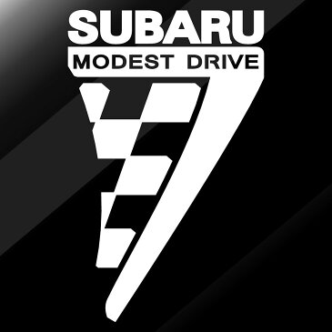 車 ステッカー かっこいい スバル SUBARU スポーツ （縦）12cm×（横）8cm 右側用 カッティング タイプ フェンダー ウインカー下 ドア バンパー 等 車用 ボディー タッチ ペイント 傷消し 傷隠し キズ隠し サイド ドレスアップ