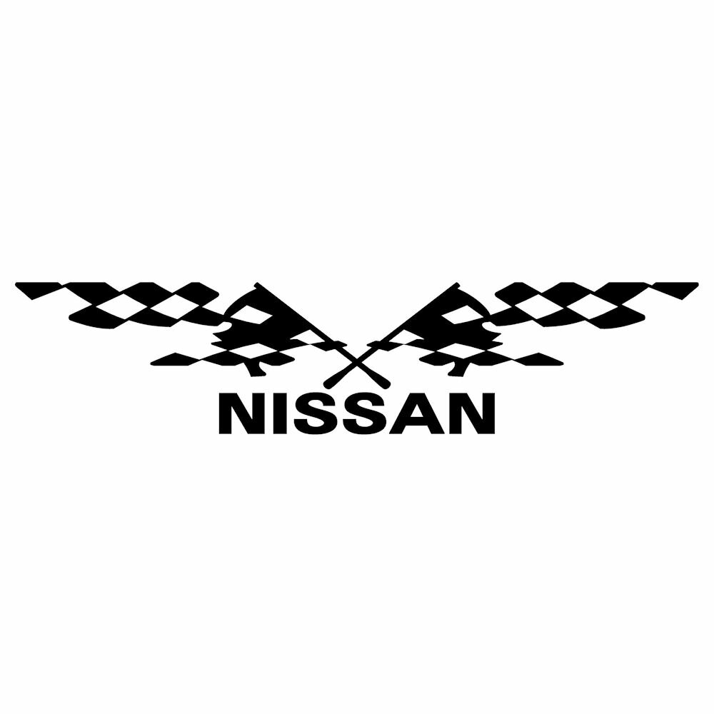NISSAN ニッサン 日産 車 ブランド メーカー ロゴ ステッカー 外装 ドレスアップ パーツ スポンサー広..
