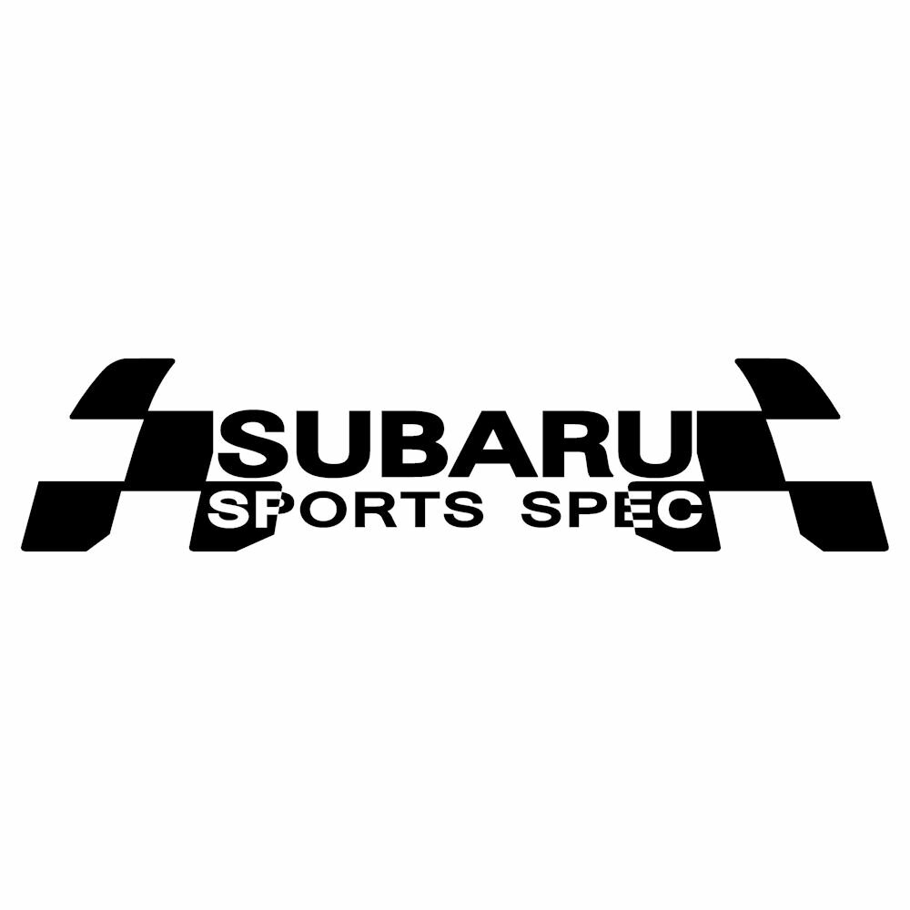 ステッカー 車 スバル SUBARU メーカー ロゴ エンブレム 枠サイズ：8cm×32cm レーシング ドライブ 車用 ドレスアップ 外装 パーツ カー用品 かっこいい デカール ステッカー