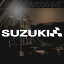スズキ SUZUKI バイク 車 ステッカー チェッカー エンブレム 枠サイズ:3cm×15cm 右側用 カッティング ..