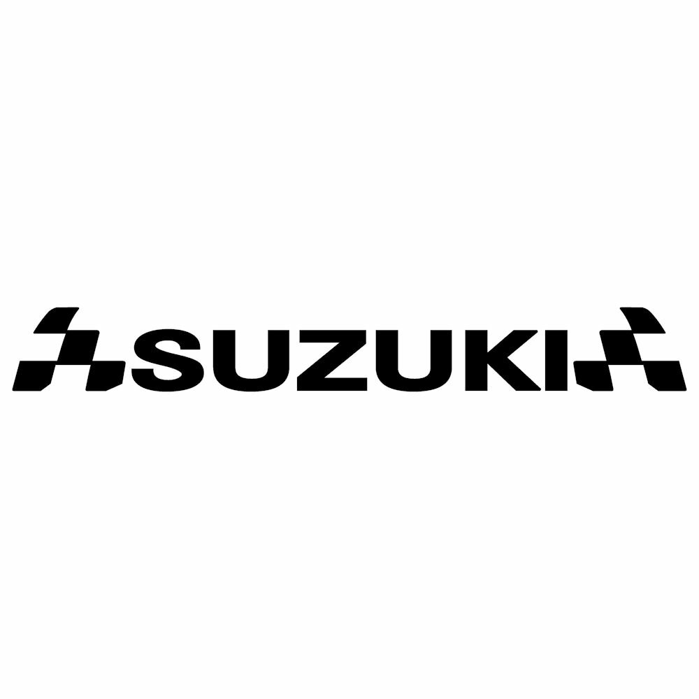 SUZUKI スズキ メーカー ロゴ エンブレム ステッカー 車 外装 パーツ 装飾 看板 広告 リアガラス ディ..