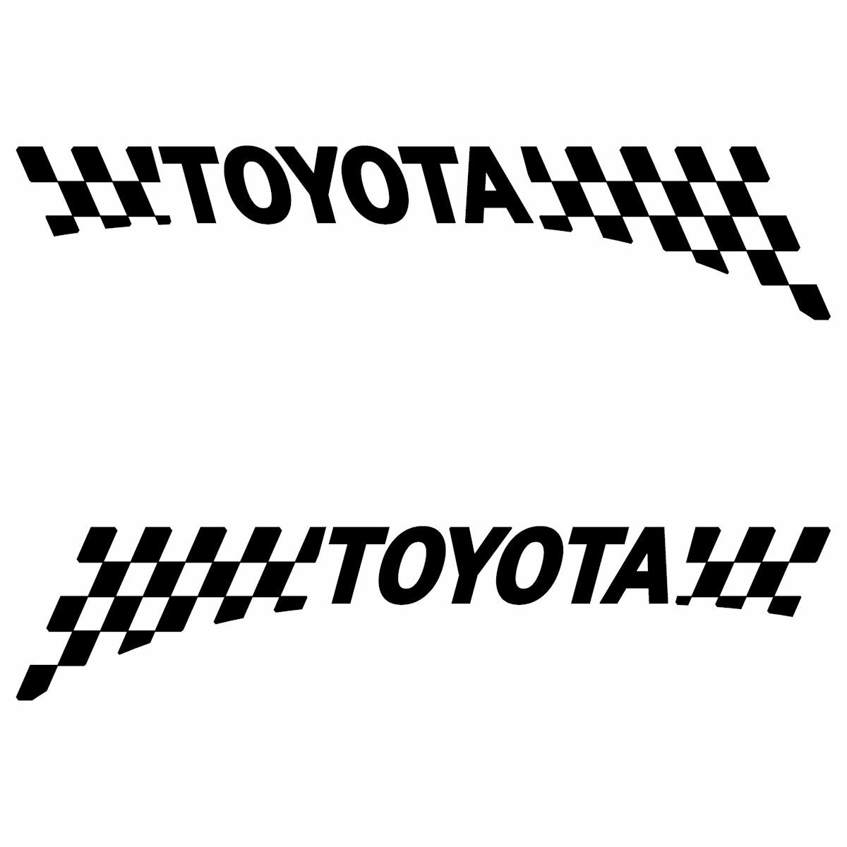 トヨタ TOYOTA レーシング チェッカー