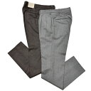 【SALE40】BERWICH(ベルウィッチ)ウールサキソニーソリッド2プリーツテーパードパンツ RAFFI-VB3311 13082007039