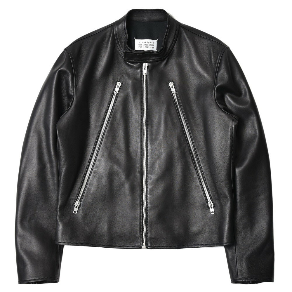 Maison Margiela（メゾン マルジェラ）シープスキンレザーシングルライダース S50AM0489 14212400144