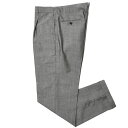 garoh（ガロウ）pants01 ウールモヘアピンヘッド1プリーツテーパードパンツ 13031800146