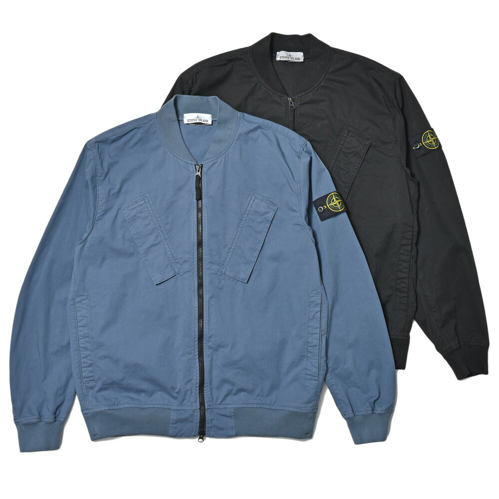 ストーンアイランド STONE ISLAND(ストーンアイランド) スーピマコットンストレッチツイルボマーブルゾン 80-154-25-10 14041401198