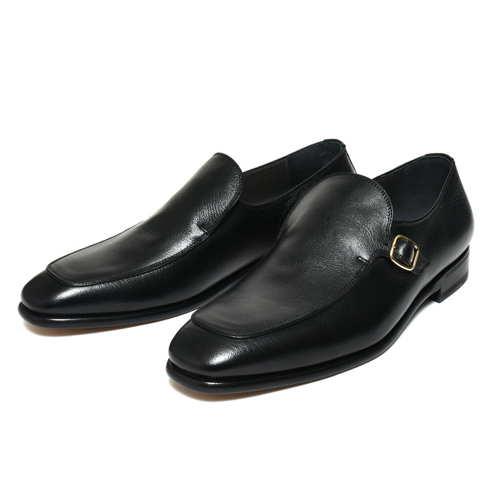 F.LLI Giacometti(フラテッリジャコメッティ)ゴートレザーモンクストラップローファー FG619 15051400057