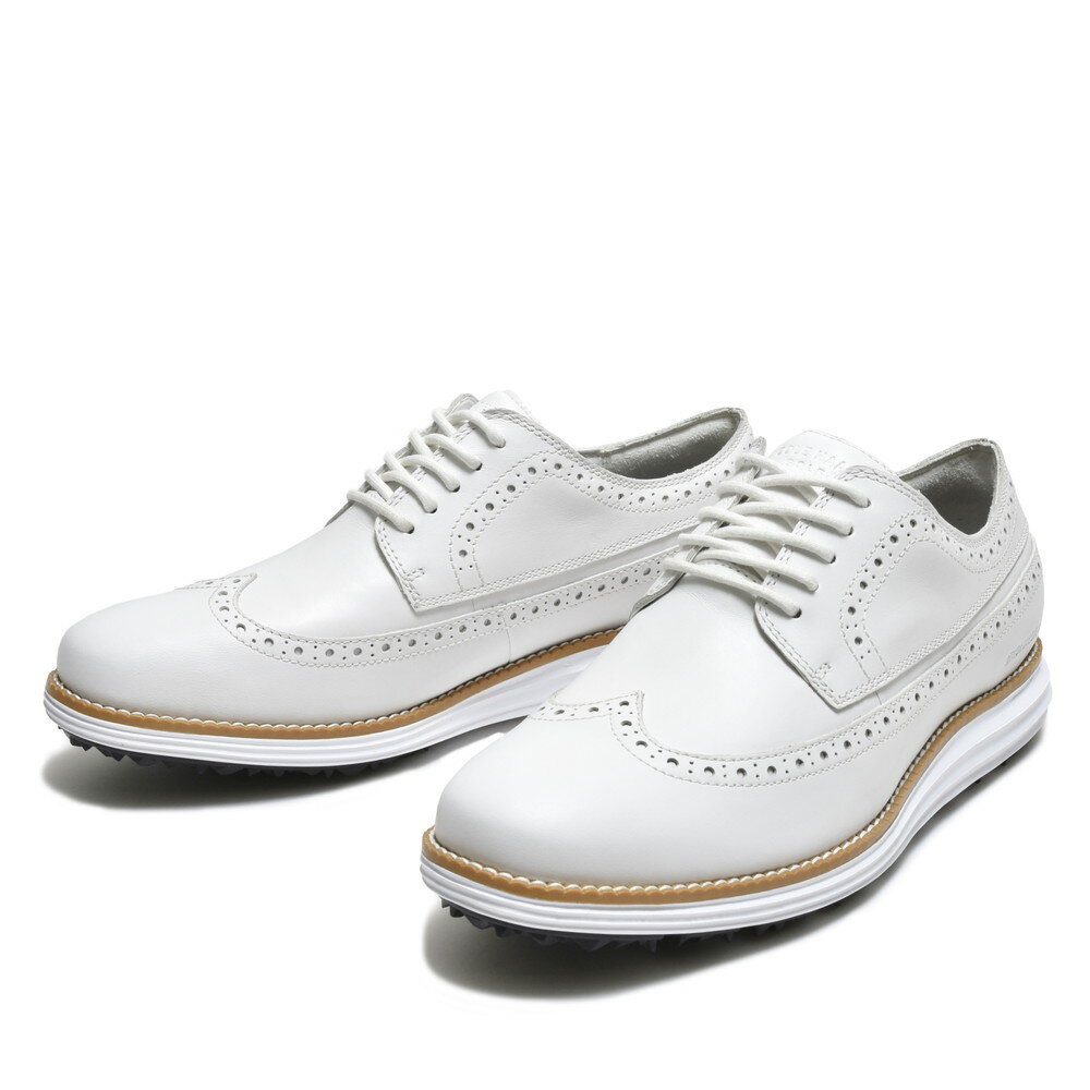 COLE HAAN（コール ハーン）ウォータープルーフウイングチップゴルフシューズ(スパイクレス) C37230 15041600130