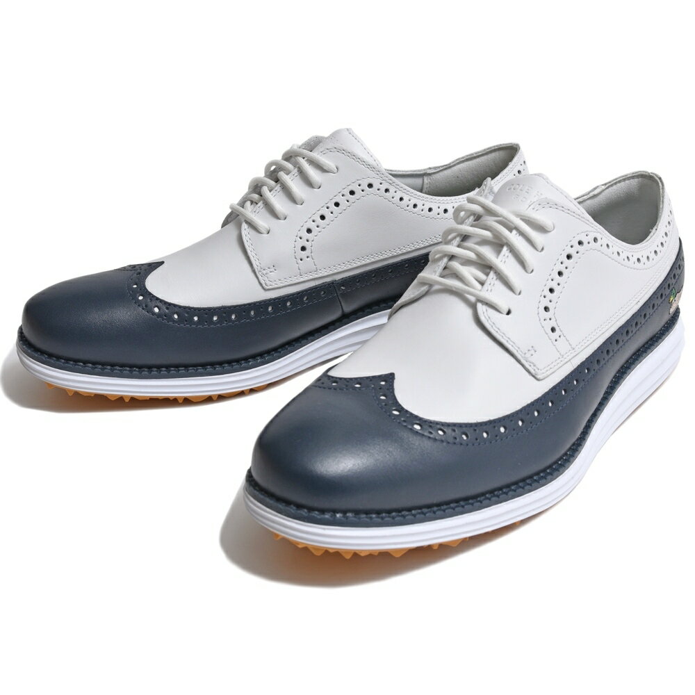 COLE HAAN（コール ハーン）ウォータープルーフウイングチップゴルフシューズ(スパイクレス) C38124 15041601130