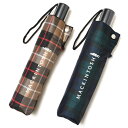 MACKINTOSH(マッキントッシュ)UVカットポリエステルピンタータンチェックフォールディングアンブレラ AYR UMBRELLA 19041001005