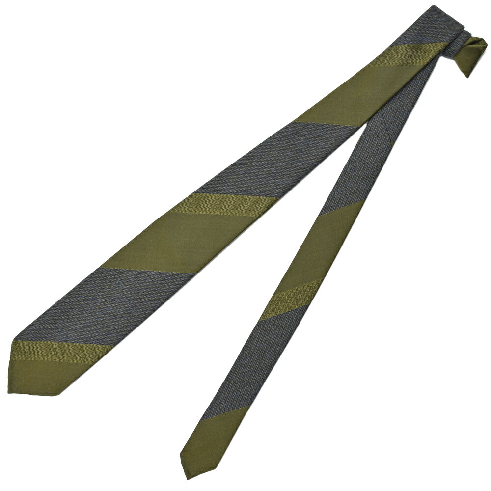 Atto Vannucci（アット ヴァンヌッチ）シルクコットンウールストライプスフォデラートタイ 18242204186