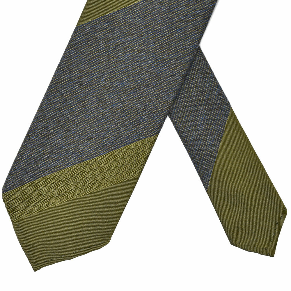 Atto Vannucci（アット ヴァンヌッチ）シルクコットンウールストライプスフォデラートタイ 18242204186