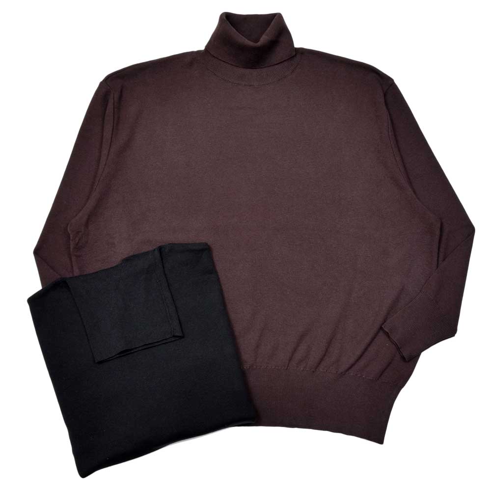 RENCONTRANT（レンコントラント）コットンカシミアタートルネックニット 10053 16052402172