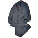 guji(グジ)ウールヘリンボーンストライプ3B1プリーツスーツ MADE BY RING JACKET / Ermenegildo Zegna - TROFEO 17152200028