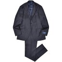 guji(グジ)ウールシャドーストライプ3B1プリーツスーツ MADE BY RING JACKET / Ermenegildo Zegna - TROFEO 17152201028