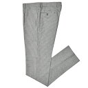 guji(グジ)ウールカシミアハウンドトゥース1プリーツパンツ MADE BY RING JACKET / LANIFICIO ROGNA 13052201028
