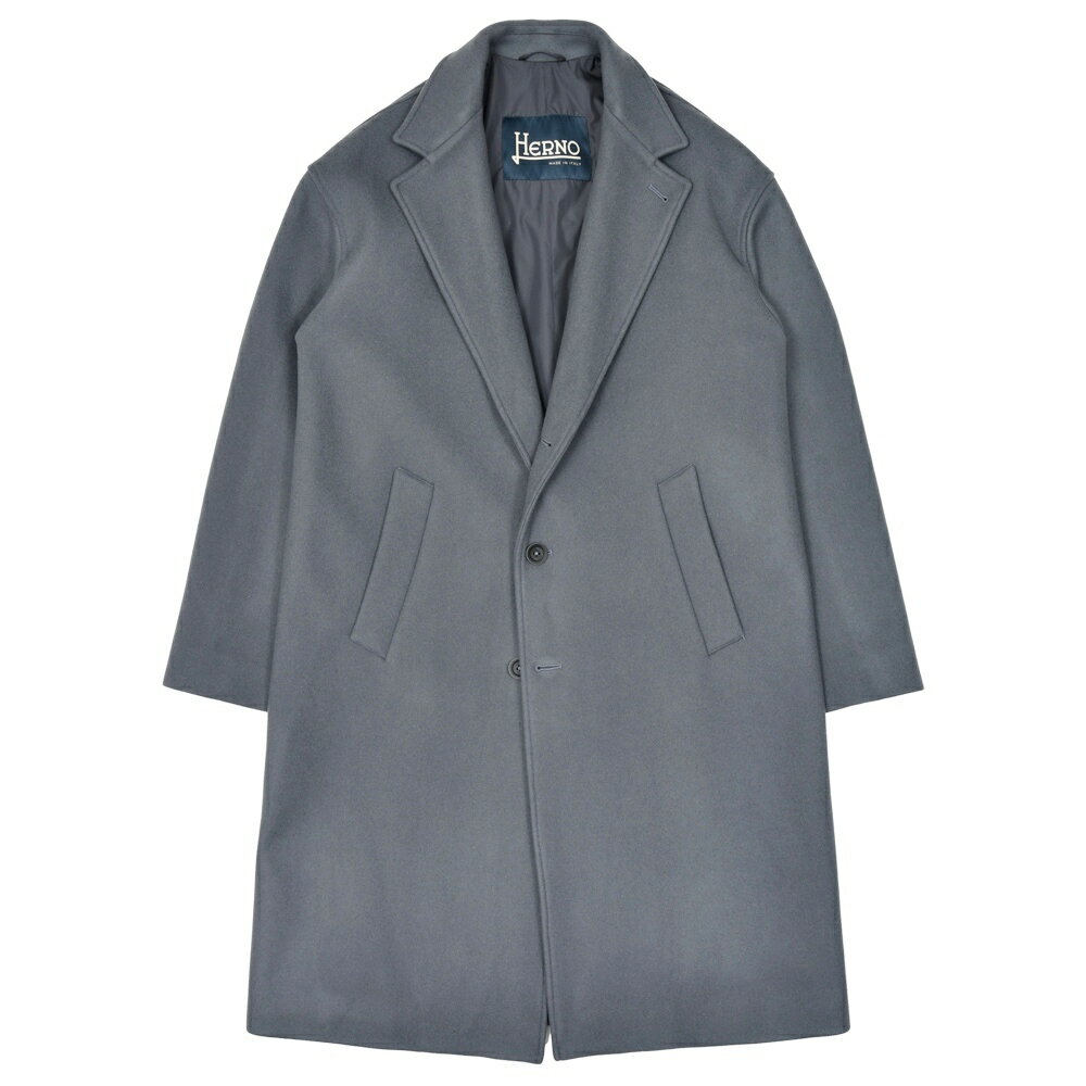 HERNO（ヘルノ）ウールナイロンダブルフェイスソフトメルトンチェスターフィールドコート CA000209U-33..