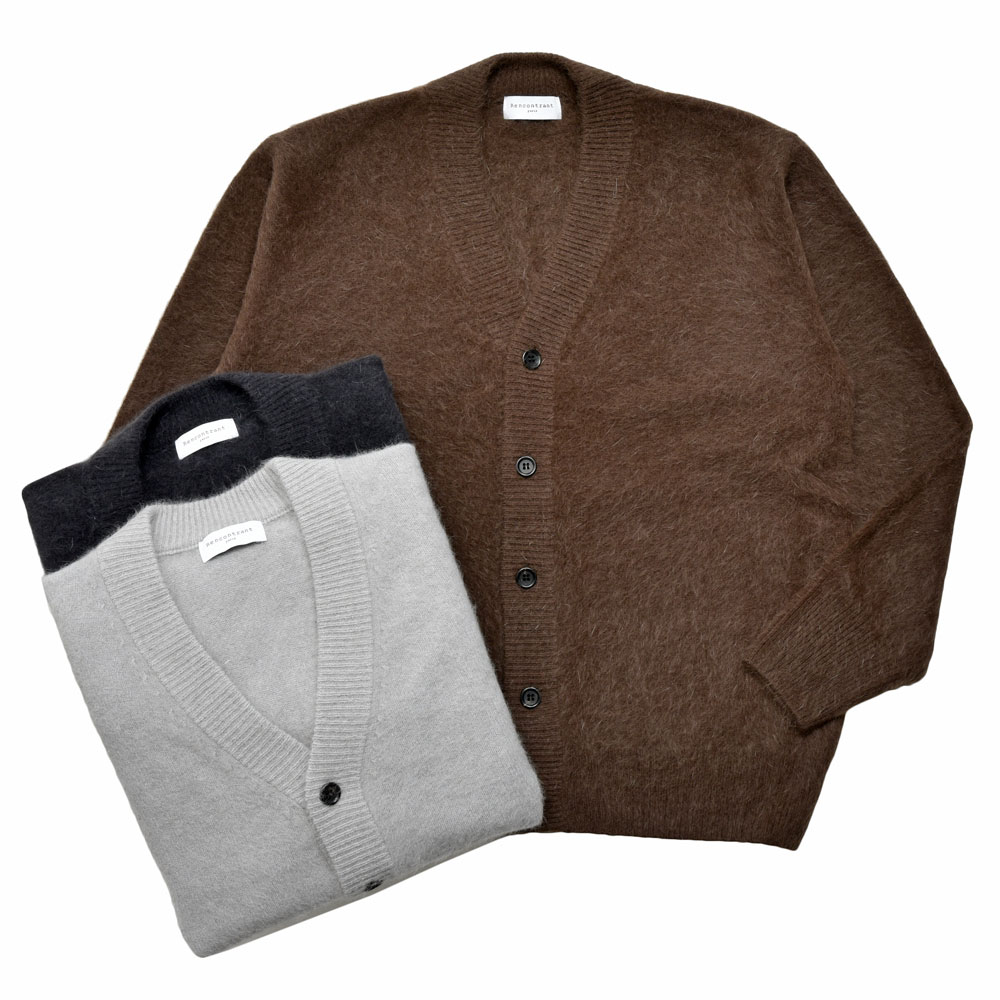 RENCONTRANT（レンコントラント）ブルーフォックスウールカーディガン 10057-F 16052405172