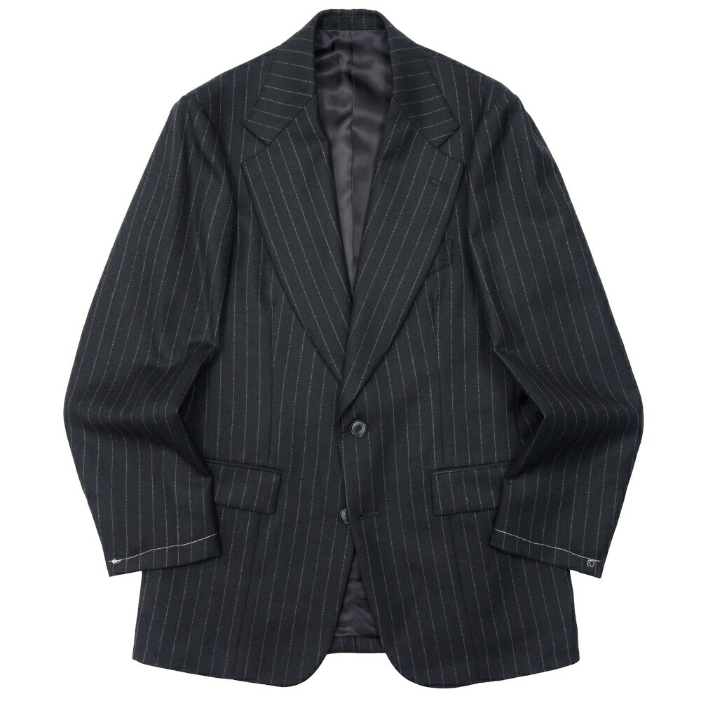 Rakuten - garoh（ガロウ）jacket06 ウールサージピンストライプ2Bジャケット 17052800146