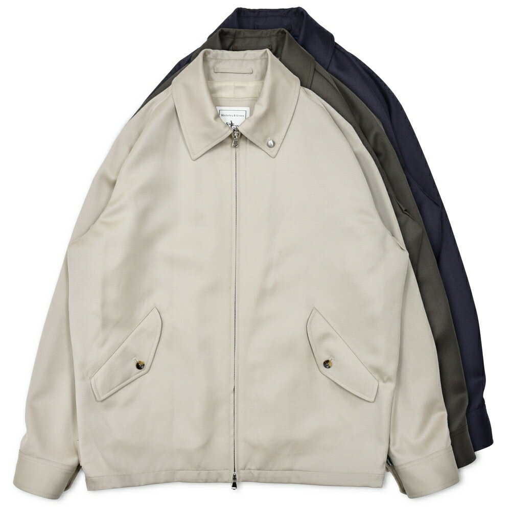 Whiteley&Green（ホワイトリー アンド グリーン）BIRKBY ウールキャバリーツイルスイングトップブルゾン 14052001059