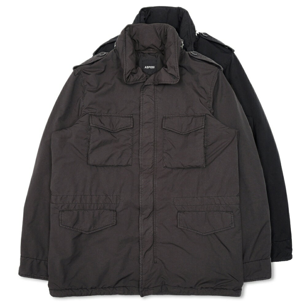 ASPESI(アスペジ)ガーメントダイポリナイロンM-65フィールドジャケット NEWCAMP JACKET/4I1I281024 14052003109