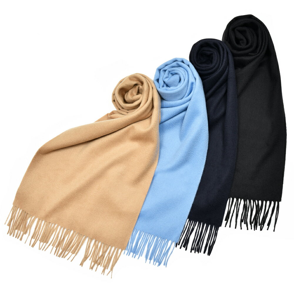 Joshua Ellis（ジョシュア エリス）カシミアソリッドマフラー 35×190(cm)18352007040