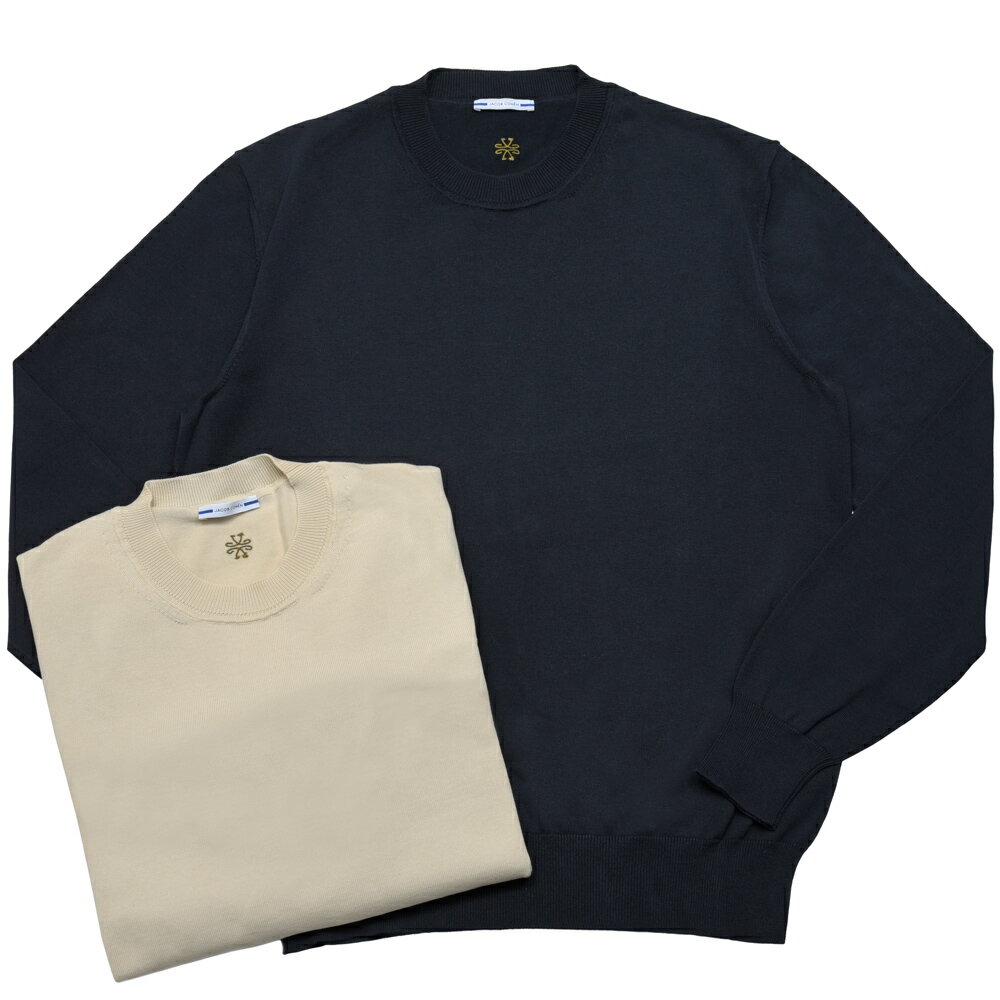 Rakuten - JACOB COHEN（ヤコブコーエン）コットンクルーネックニット 226-35306 16055002052