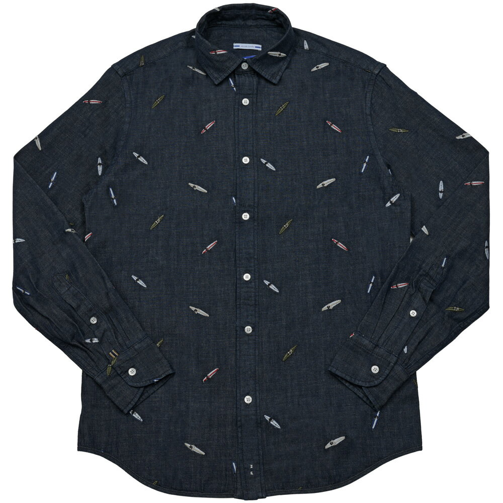 Rakuten - JACOB COHEN（ヤコブコーエン）Sports Collection ウォッシュドコットンデニムシャツ 226-31402 11055001052