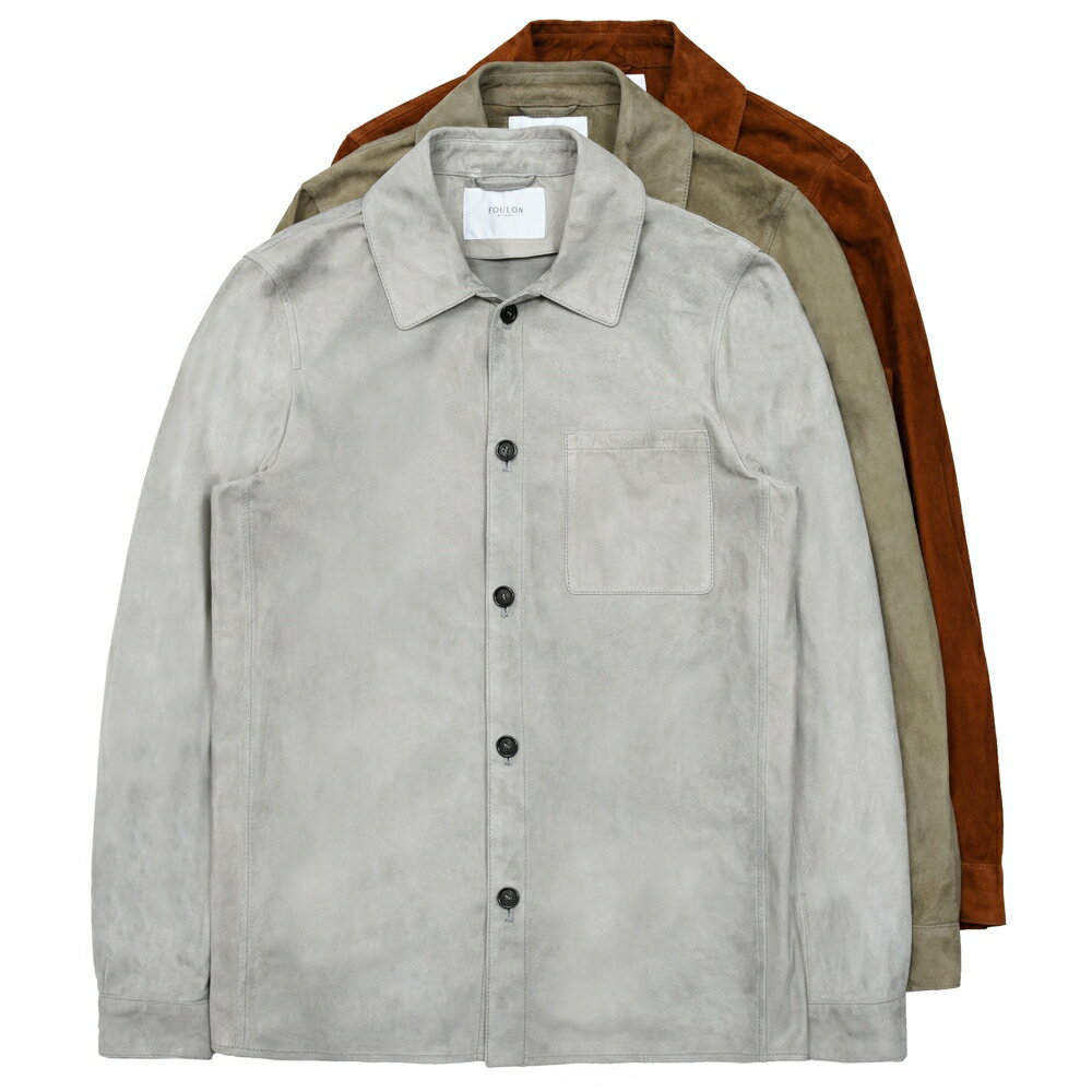 FOULON（フーロン）ラムスエードシャツブルゾン PIUMA 14261000054