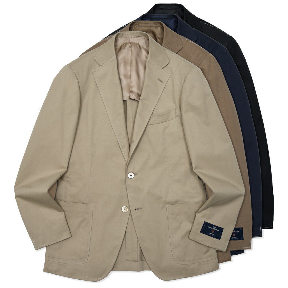 guji（グジ）コットンカシミア3Bジャケット MADE BY RING JACKET / Ermenegildo Zegna - CASHCO 17061202028