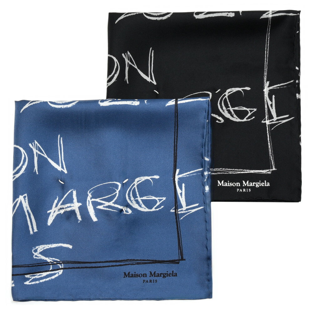Silk - Maison Margiela（メゾン マルジェラ)ナンバリングシルクスカーフ S51TF0048M35819 18361400144